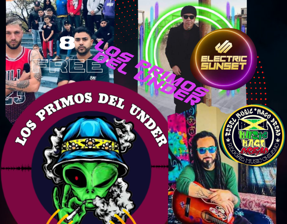 Primer Programa de los Primos del Under con la entrevista a 8Free Crew con musica de Electric Sunset y el Reggae Combativo Chileno del Mago Dread